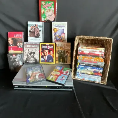 Sony VCR/DVD Player & Movies