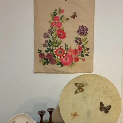 MCM Grouping Featuring A MCM 1960s Vesta Fiberglass Serving Tray