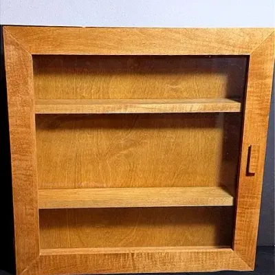 Handcrafted Wooden Display Case 