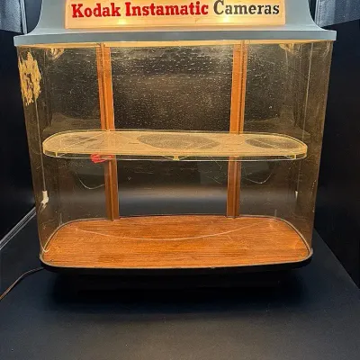 Kodak Instamatic Cameras Lighted Display Case