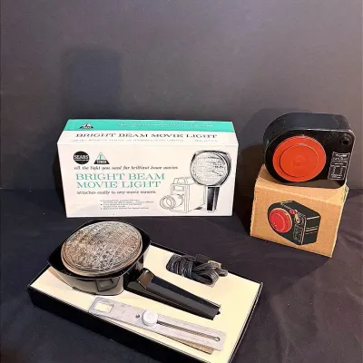 Lloyd 35mm Bulk Film Loader & Sears Bright Beam Movie Light
