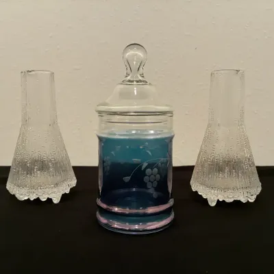 MCM Glassware Ft. Rare Iittala Ultima Thule Carafes