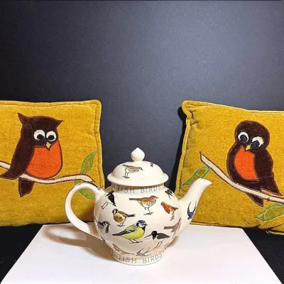 Vintage Bird Lot Featuring An Emma Bridgewater “British Birds” Teapot