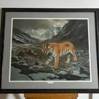 “Siberian Tiger” By Charles Frace, Signed Print