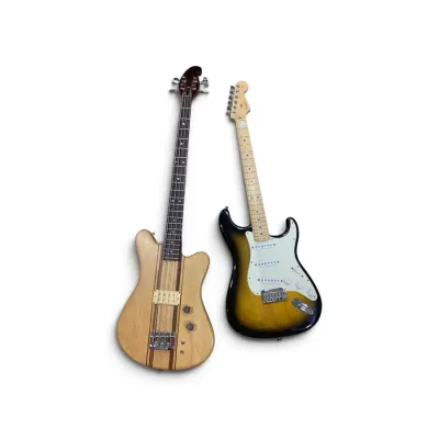 Sale Photo Thumbnail #19: Fender Stratocaster 50th Anniversary Guitar & Martin Guitar – 2-Piece Lot with Cases