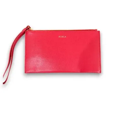 Lot 541   
Furla Red Saffiano Leather Wristlet Pouch