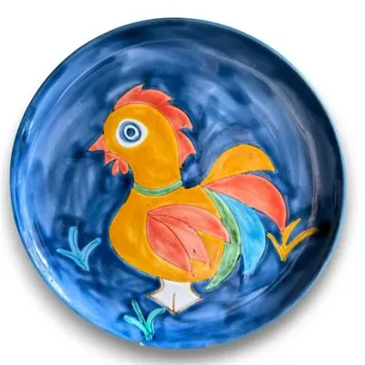 Lot 290   
Vallauris French Faience Plate with Rooster, Hand-Painted, Signed