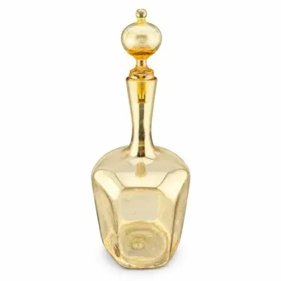 Lot 114   
Amber Glass Decanter with Ball Stopper
