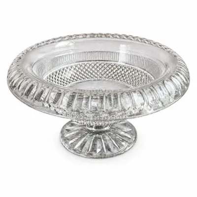 Lot 287   
Anglo-Irish–Style Cut Glass Turnover-Rim Footed Fruit Bowl, Late 19th C