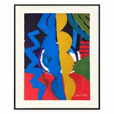 Lot 226  
Andrea Hahn (American, Orange, Ohio), Original Abstract Painting on Paper