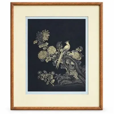 Sale Photo Thumbnail #105: Lot 214   
Chinese-Style Gilt on Black Painting, Pheasant and Chrysanthemums