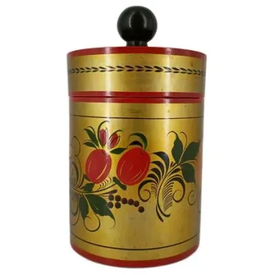 USSR Khokhloma from Cleveland Museum of Art, Tea Canister