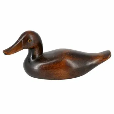 Castilian Imports Wooden Duck Decoy-Style Figurine