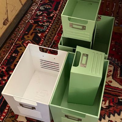 Bins for Crate & Barrel kids furniture