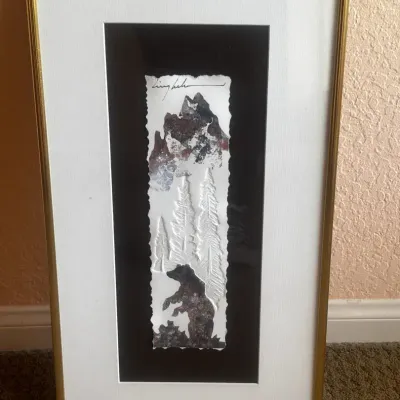 King Kuka Signed Framed Art 