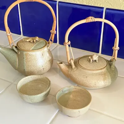 Japanese Pottery Tea Set