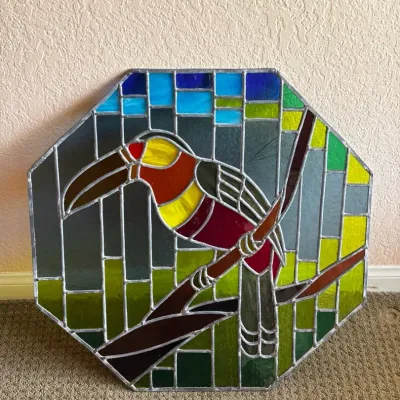 Stained Glass Toucan 