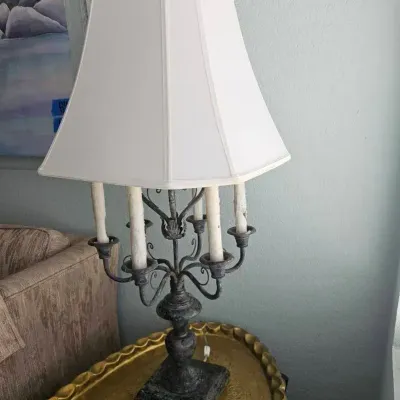 Candelabra-Style Table Lamp 
