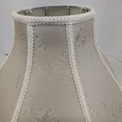 Vintage Ivory Victorian Style Lamp Shade