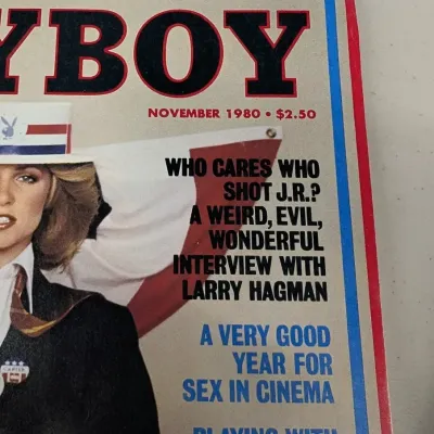 9 - Vintage 1980's Playboy Magazines