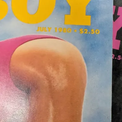 9 - Vintage 1980's Playboy Magazines