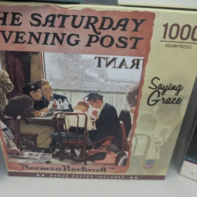 New 1000 Piece Puzzles Abraham Hunter, The Saturday Evening Post etc...