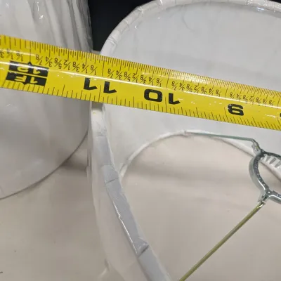 Pair Of New Martha Stewart Side-Pleat Bouillotte Shades
