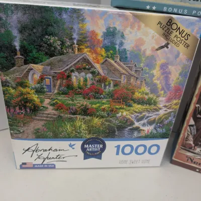 New 1000 Piece Puzzles Abraham Hunter, The Saturday Evening Post etc...