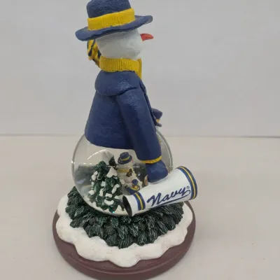 "Snowman Cheer" LE U.S. Naval Academy Collegiate Snow Globe