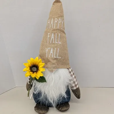 18" Happy Fall Y'all Gnome