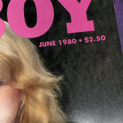 9 - Vintage 1980's Playboy Magazines