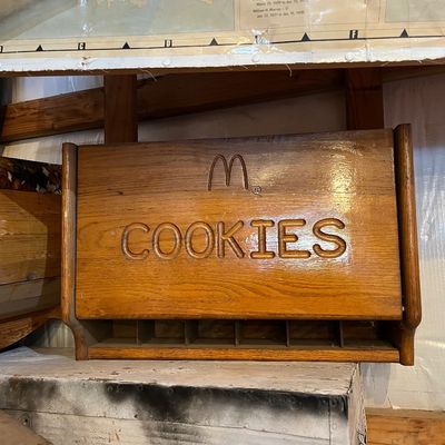 Sale Photo Thumbnail #28: Vintage McDonalds Cookie box holder