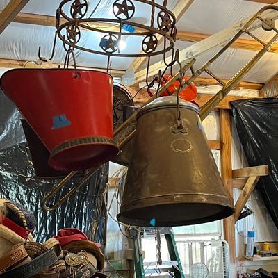 Sale Photo Thumbnail #44: Buckets and kettles