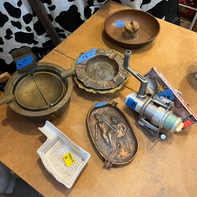 Sale Photo Thumbnail #29: Metal Ashtrays
