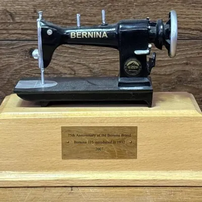Sale Photo Thumbnail #506: Lot 606: Bernina brand anniversary music box still works