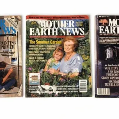 Sale Photo Thumbnail #677: Lot 805: 3 vintage Mother Earth News magazines from the 1980s - lite wear for its age