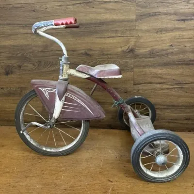 Sale Photo Thumbnail #130: Lot 201: 1950s Evans Tricycle - 29 inches tall