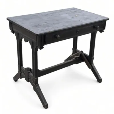 Sale Photo Thumbnail #66: Lot 139: Early-to-mid 20th century utility or library table - 37 x 23 x 30