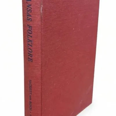 Sale Photo Thumbnail #671: Lot 775: Kansas Folklore, edited by S. J. Sackett and William E. Koch, University of Nebraska Press, Lincoln, 1961 - Includes a handwritten inscription from Bill Koch author - has dust jacket but in rough condition/not photo