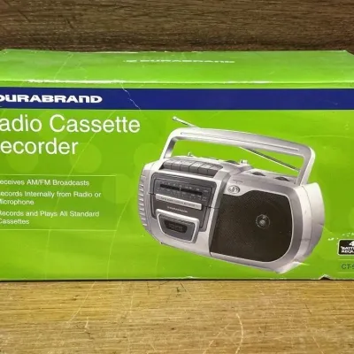 Sale Photo Thumbnail #518: Lot 618: Durabrand radio cassette recorder