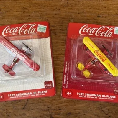 Sale Photo Thumbnail #455: Lot 555: Vintage Coca-Cola airplane