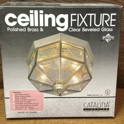 Sale Photo Thumbnail #517: Lot 617: Ceiling fixture