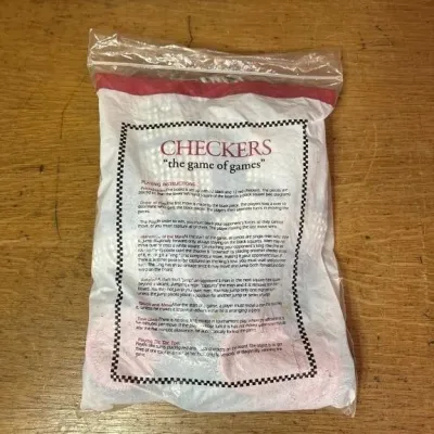 Sale Photo Thumbnail #592: Lot 696: Jumbo checkers game