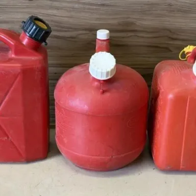 Sale Photo Thumbnail #52: Lot 125: Small Gas Cans