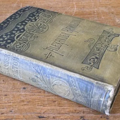 Sale Photo Thumbnail #445: Lot 545: 1856 the life and times of Alexander Hamilton antique book