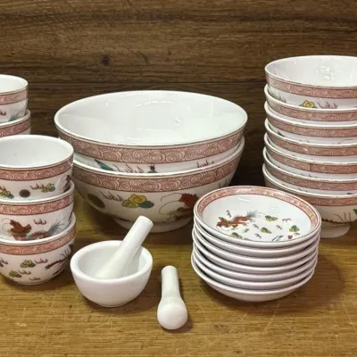 Sale Photo Thumbnail #344: Lot 445: World market Chinese ceramic dishwear