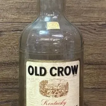Sale Photo Thumbnail #342: Lot 443: 1960s Old Crow 1 Gal Whiskey Bottle