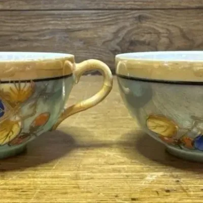 Sale Photo Thumbnail #652: Lot 756: Lusterware Teacups