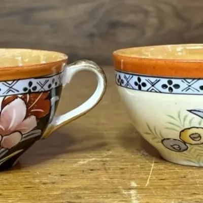 Sale Photo Thumbnail #653: Lot 757: Lusterware Teacups