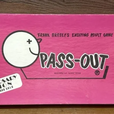 Sale Photo Thumbnail #527: Lot 627: Vintage pass out game adult drinking game by Frank Bresee